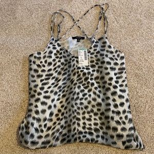 cheetah tank top (NEVER WORN TAGS STILL ATTACHED)